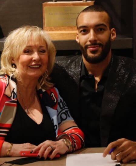 Rudy Bourgarel ex-wife Corinne Gobert and son Rudy Gobert.